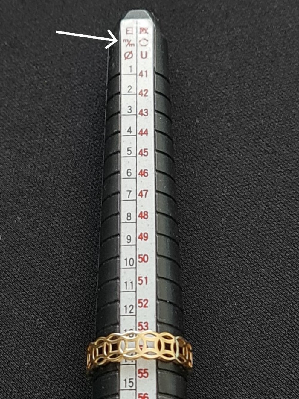 18K Gold Ring - money ring also known as money catcher ring - Picture 6 of 16